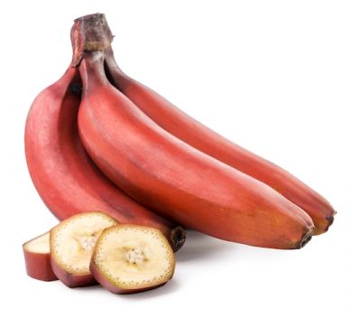 casco di banana rosse
